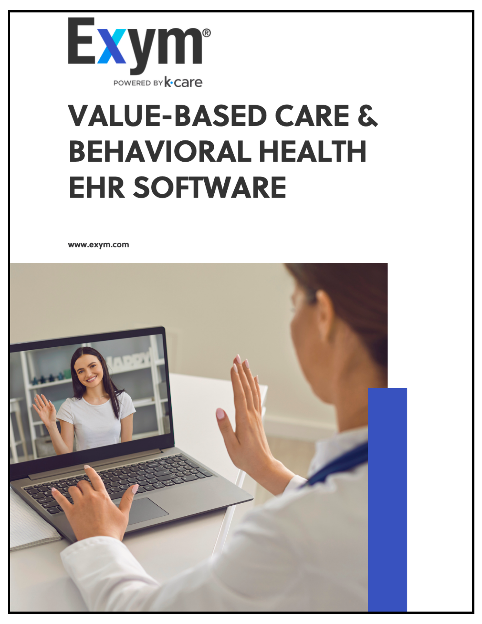 Value based care and EHR software cover Value based care and EHR software cover